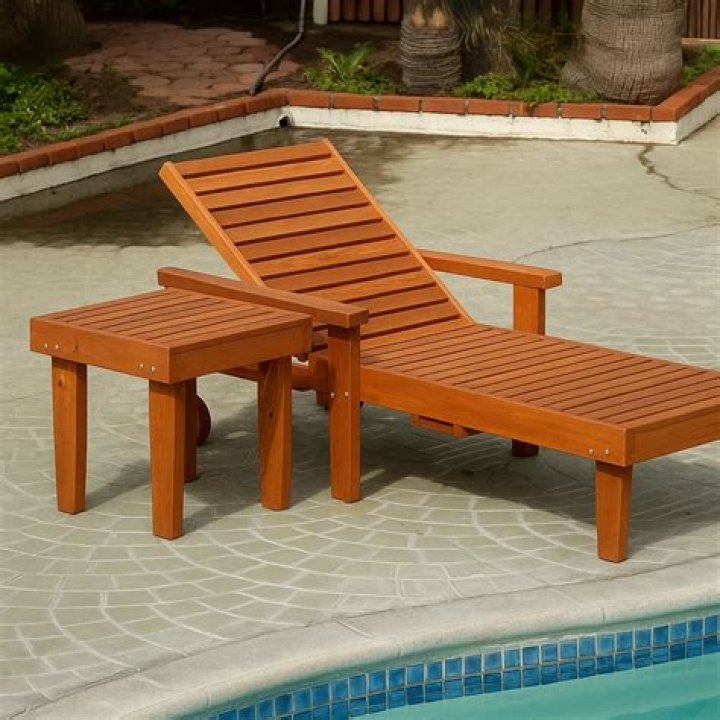 Outdoor Summer Redwood Chaise Lounge Free Shipping by Best Redwood