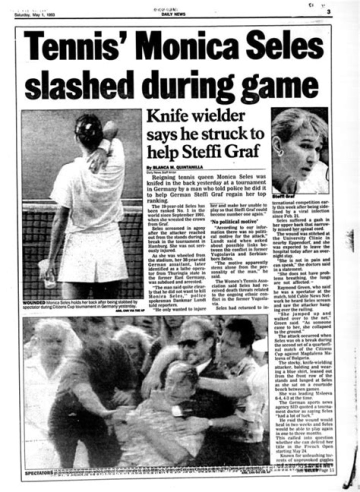 The Monica Seles Incident Dissected